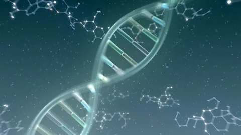 DNA Strand Genome image 6 DoF A2a 4k Stock Footage 115125846
