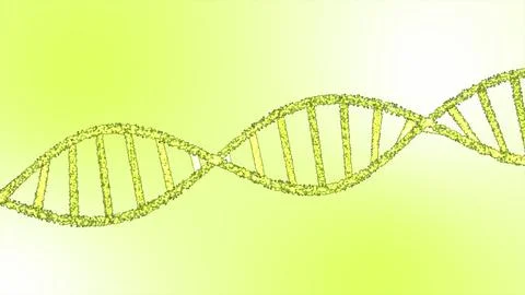 DNA Strand. human dna structure Background. DNA rotation from hexadecimal c.. Stock Illustration