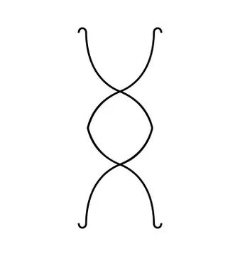 Dna strand 스톡 일러스트