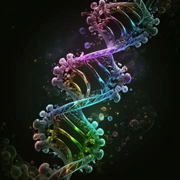 DNA strand Stock Illustration