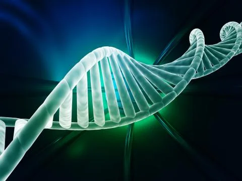 Dna strand modern design Illustrazione stock