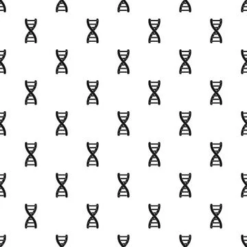 DNA strand pattern 스톡 일러스트