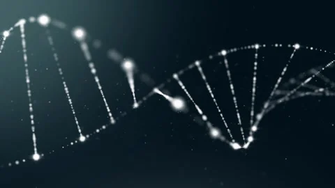 DNA Strand Rotating Stock Footage 273575105