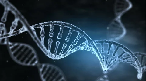 DNA Strand slow motion Stock Footage
