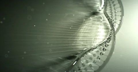 Dna strand structure seamless loopable animation 4k UHD Vídeo Stock 82500751