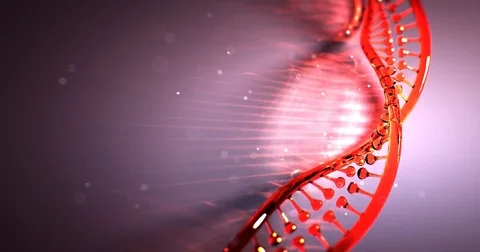 Dna strand structure seamless loopable animation 4k UHD Vídeo Stock 82500829