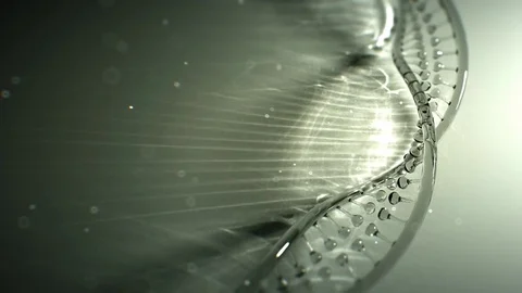 Dna strand structure seamless loopable animation 8k UHD Vídeo Stock 82500964