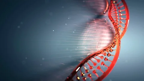 Dna strand structure seamless loopable animation 8k UHD Vídeo Stock 82501033