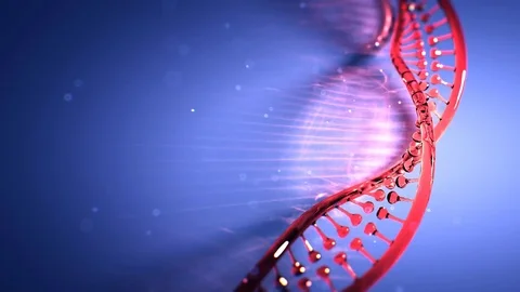 Dna strand structure seamless loopable animation 8k UHD Vídeo Stock 82501139