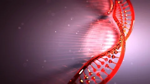 Dna strand structure seamless loopable animation 8k UHD Vídeo Stock 82501153