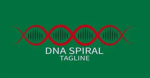 DNA strand symbol template vector icon illustration design. genetic and bio.. Stock Illustration