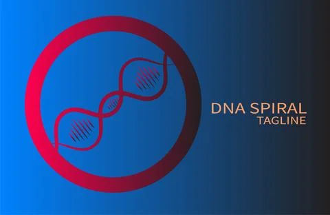DNA strand symbol template vector icon illustration design. genetic and bio.. Stock Illustration