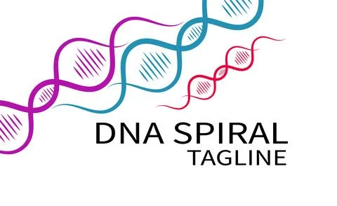 DNA strand symbol template vector icon illustration design. genetic and bio.. Stock Illustration