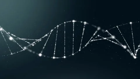 DNA strand zooming in Stock Footage 273787597