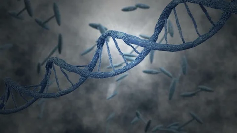 DNA Strands background Stock Footage 89837886