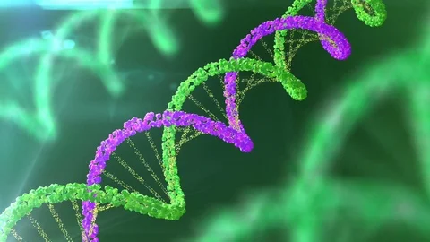 DNA strands Stock Footage 76232903