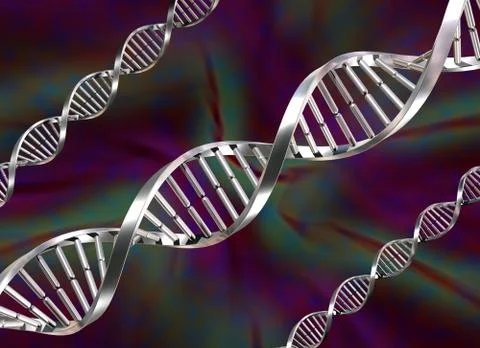 Dna strands Stock Illustration