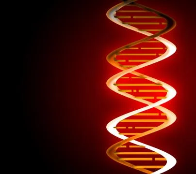 Dna strands Stockillustratie