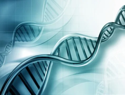 Dna strands Stock Illustration