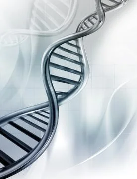 Dna strands Stock Illustration