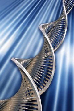 DNA strands Stock Illustration