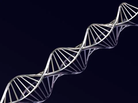 DNA strands Stock Illustration