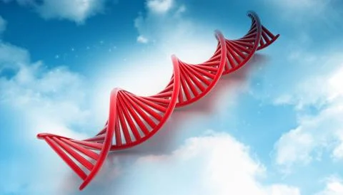 DNA Strands Stock Illustration