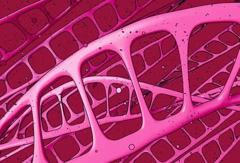 DNA Strands Micro イラスト素材