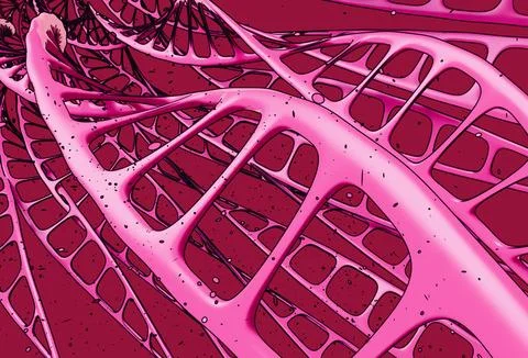 DNA Strands Micro イラスト素材