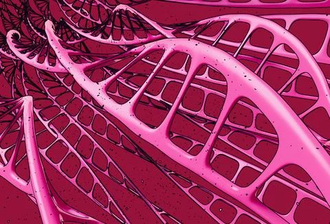 DNA Strands Micro イラスト素材