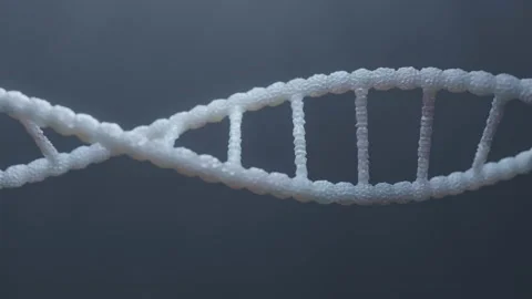 DNA strands moving in a smooth looping motion Stock Footage 233434190