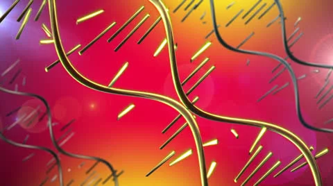 DNA Like Strands VBHD0304 Stock Footage 22582482