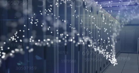 DNA structure and changing numbers again... | Stock Video | Pond5
