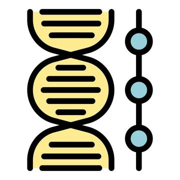 Dna structure connecting to a chronological timeline, depicting genetic res.. イラスト素材