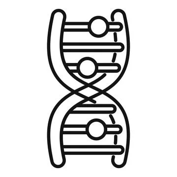 Dna structure connecting lines forming double helix shape 库存插图