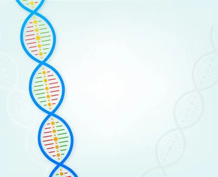 DNA structure Icon set. Structure molecule and cell, chromosome. Genetic Stockillustratie