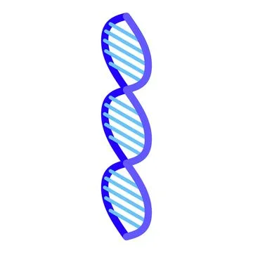 Dna structure representing genetic code and biological information イラスト素材