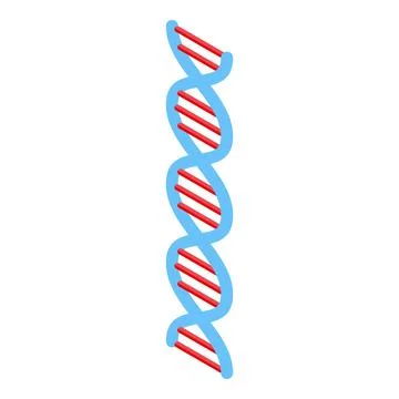 Dna structure representing genetic code in isometric view Illustrazione stock