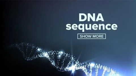 Dna Structure Vector. Chemistry Cover. Strand, Sequence. Illustration 스톡 일러스트
