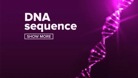 Dna Structure Vector. Healthy Chromosome. Microscopic Element. Illustration 스톡 일러스트
