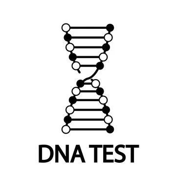 DNA test in biotechnology Illustrazione stock