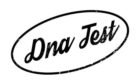 Dna Test rubber stamp Illustrazione stock