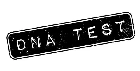 Dna Test rubber stamp Illustrazione stock