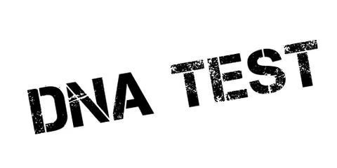 Dna Test rubber stamp Illustrazione stock