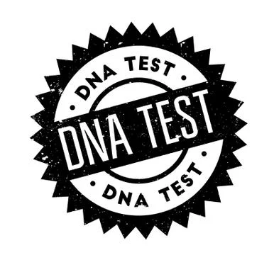 Dna Test rubber stamp Illustrazione stock