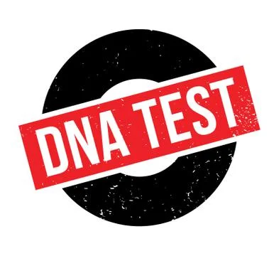 Dna Test rubber stamp Illustrazione stock