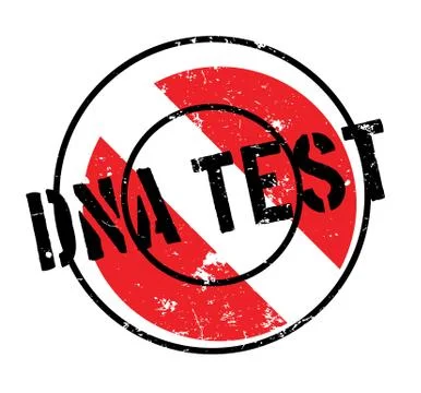 Dna Test rubber stamp Illustrazione stock