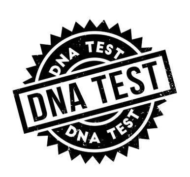 Dna Test rubber stamp Illustrazione stock