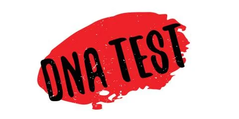 Dna Test rubber stamp Illustrazione stock