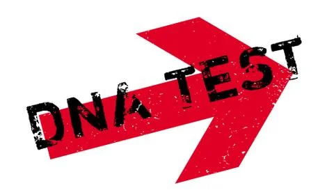 Dna Test rubber stamp Stock-Illustration